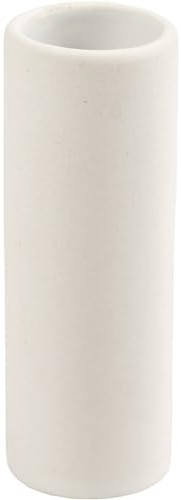 Vaso, bianco, H: 11 cm, diam 4 cm, 1 pz/ 1 conf.