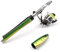 PiscatorZone Stift Angelrute 140 cm Mini Pocket Angelrute Reise Angelrute Set für Eis Fliegenfischen Meer Salzwasser Süßwasser