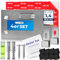 PEARWAY™ Profi Spiegel Aufhängung inkl. Zubehör I maximaler Halt dank 3M Tape I Spiegelhalter I Aufhänger für Acrylglasbilder I Spiegelhaufhänger I Spiegelhalterung Wand I Bilderhaken selbstklebend
