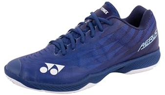 YONEX Aerus Z2 män – ultralätta badmintonskor för män med Power Cushion+ dämpning, Marinblå, 41 EU