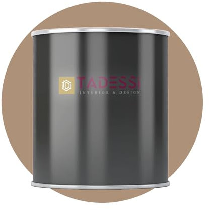 Tadessi Color interior marrón – marrón cuero – pintura lavable de pared mate – pintura de emulsión – poco olor y sin disolventes – envase de 5 litros