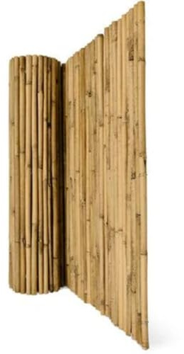 LoviStore Arella in Cannette di Bamboo, Canniccio in Bambù Naturale Listelli da 10 mm per Esterno, Recinzione, Recinto, Giardino, Terrazzo, Canne Stuoia Ombreggiante Frangivista (250x300 cm)