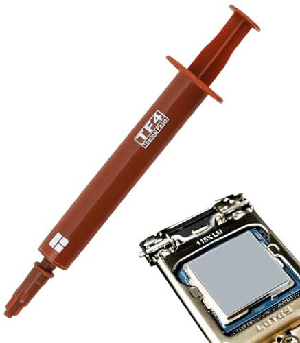Pasta di silicone termograsso, 50 g, conduttività elettronica del prodotto, pasta composita calore per CPU, GPU, chip, schede grafiche -La pasta termica offre proprietà di isolamento elettrico che