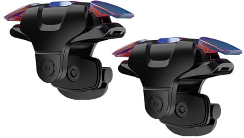 Trigger di Gioco in Plastica Nero per Smartphone, Facile da Installare, Migliora L'esperienza di Gioco Grilletto Metallico per Controller Mobile