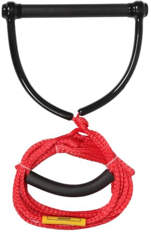 Corde de Ski Nautique Rouge en PP, Résistante aux UV | Wakeboard et Sports Nautiques, Usage Multifonction, Ligne de Remorquage, Accessoire de Glisse
