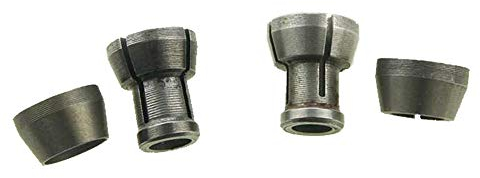 KATSU Spannzangen Spannzangenfutter 3/8 1/4 6mm und 8mm 4 Stück für Katsu 101748 Trimmer Holzfräser Trimmer Router Spannzange Fräser Chuck Collet