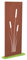 prima terra Deko- und Sichtschutzelement Edelrost Schilf H=158cm B=60cm