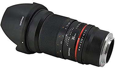 Samyang SY35M-E 35 mm F1.4 Manueller Fokus, Vollformat-Weitwinkelobjektiv für Sony E-Mount-Kameras, Schwarz, Einheitsgröße