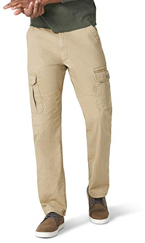 Relaxed Fit Stretch Cargo Pant, Elmwood, 42W x 34L