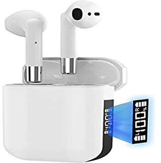 StrawExpert Bluetooth-hörlurar, med Touch-kontroll, USB-C trådlösa sporthörlurar snabbladdning, stereo trådlösa hörlurar med mikrofon för iOS Android Smartphone PC, IPX5 Vattentät