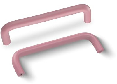 SPDYCESS 4 Pièces Poignée de Meuble en Aluminium 96mm Poignees de Portes pour Placards avec Vis Boutons Tiroir pour Armoire Cuisine