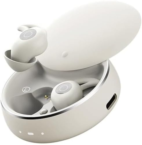 Auriculares inalámbricos con cancelación activa de ruido: reducción de ruido avanzada de 28 dB, sonido envolvente de graves profundos, diseño intrauditivo ligero y cómodo para viajes, dormir y