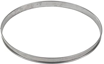 Gobel - Cercle à Tarte en INOX Ø 26 cm - Cercle à Pâtisserie Bords roulés - Hauteur 2,7 cm - Démoulage Rapide et Parfait - Qualité Supérieure - Fabriqué en France