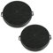 Spares2go Charcoal Vent Filter for For Hoover Cooker Hoods (Pack of 2)