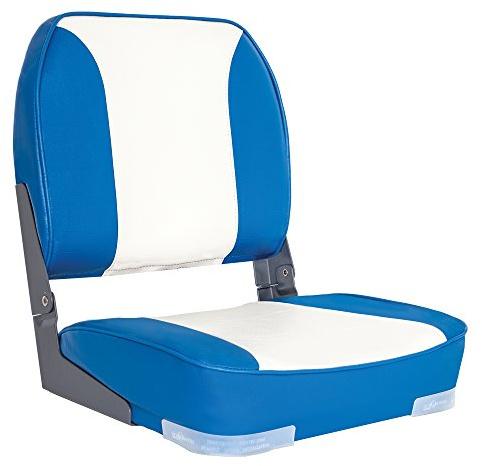 Oceansouth de Lujo Asiento de Barco Plegable (Azul/Blanco)
