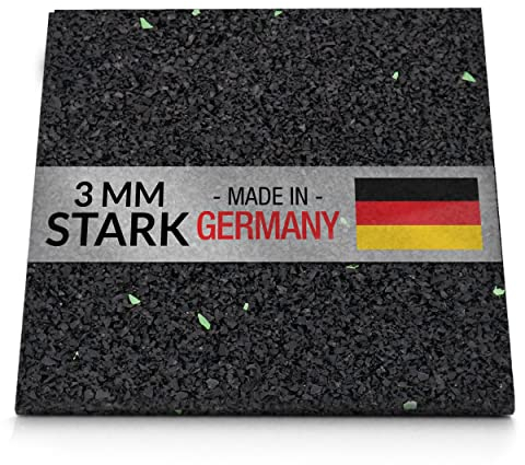 150 Stück 3 mm 90 x 90 mm Terrassenpad, Terrassenpads aus Gummi – Unterlagepads für die Unterkonstruktion ihrer Terrassen Balkon oder Gartenhütte