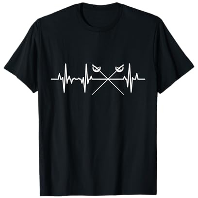 Latidos de esgrima para esgrimistas Esgrima Camiseta
