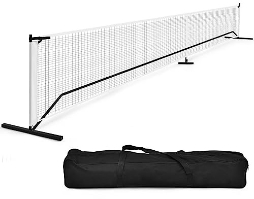 SPOTRAVEL Offical Size Pickleball Net, 7m/22ft Strong Plyester Net