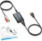 eSynic Estrattore Audio HDMI a 3,5 mm Portatile Convertitore HDMI a RCA Supporto 4K@30Hz/1080p