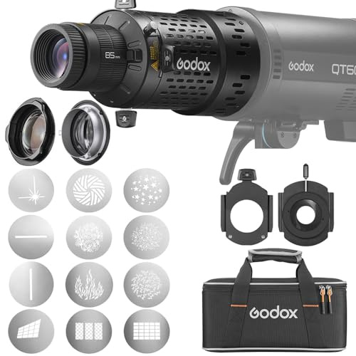 GODOX BFP Flash Light Projector, for DP400IIIV DP600IIIV QT400III QT600III SK400II SK400IIV MS300 AD600Pro Strobe Flash Light and GODOX Mount AD300Pro ML60BI ML60IIBi with MLP-ID + SA-09003