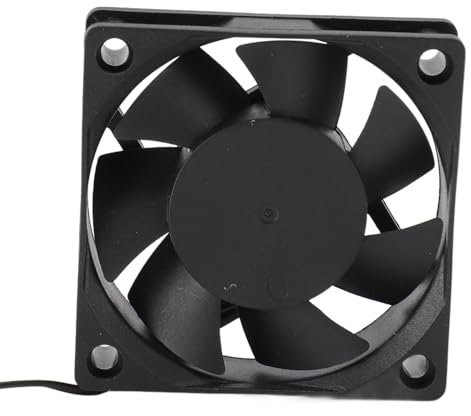 Ventilador de 60 Mm, Ventiladores Ventilador de Caja de Computadora de 60 Mm PBT 4 Pines PWM Control de Temperatura Inteligente 3000 RPM Ventilador de Caja de Enfriamiento