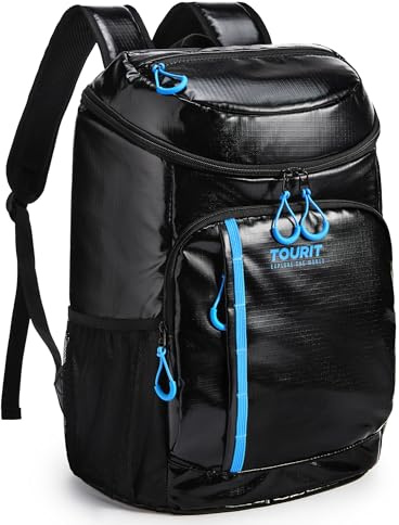 TOURIT Cooler Backpack 30 Cans Lightweight Insulated Backpack Cooler Leak-Proof Soft Cooler Bag Large Capacity for Men Women to Picnics, Camping, Hiking, Beach, Park or Day Trips