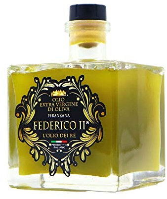 FedericoII Olio Extravergine Di Oliva Estratto A Freddo Da Olive Monovarietali Peranzana (Bottiglia 500 ml)