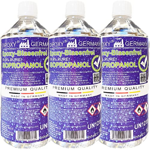 3x1LIsopropanol 99,9% IPA Lösungsmittel Isopropylalkohol 2-Propanol Reiniger