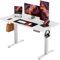 ErGear Elektrisch Höhenverstellbarer Schreibtisch 120 x 60 cm, Schreibtisch Höhenverstellbar mit 4-Gedächtnis-Smart-Pult für Home-Office mit Verbindungsplatte