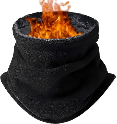 MOAZIFI Schlauchschal Winter Fleece Halswärmer Damen – Atmungsaktiver Halsschlauch Herren für Outdoor, Ski, Radfahren, Motorrad, Laufen – Winddicht & Wärmend Loop Schal Herren