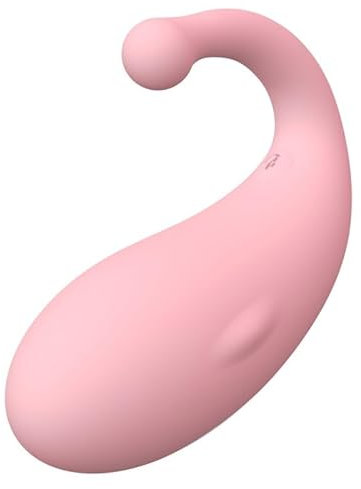 Vibrador bala rosa con control por app 7,5 cm ⌀3,2 cm – Estimulador vaginal mini silencioso con 10 modos – Vibro huevo clítoris portátil para mujeres FOPS M99