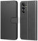 Tenphone pour Coque Samsung Galaxy A16 4G / 5G, Coque Samsung A16,Etui Protection Housse Premium en Cuir PU, [Emplacements Cartes], Pochette Flip Case Compatible avec Book (Noir, Samsung A16)
