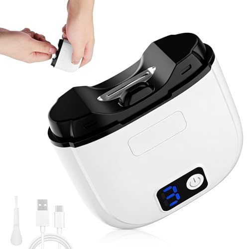 Electric Nail Clippers, Nail Clippers, 3 Speeds Electric Nail File, Electric Nail Trimmer with Scraps Storage, Nail Cutter with LED Light for Baby Kids Seniors Adults