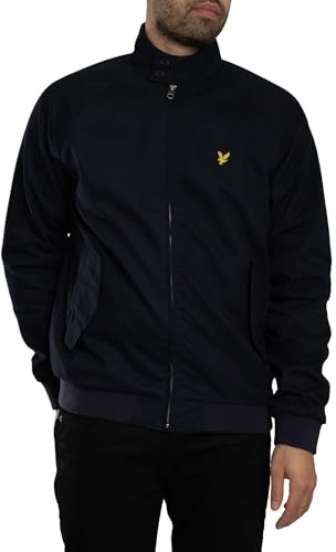 Lyle & Scott Giacca Harrington in cotone, blu scuro, Blu marino scuro, XXL