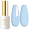 Imtiti Pastell UV Nagellack, 15 ML Blau Gel Lack Soak Off LED UV Frühling Sommer Ostern DIY Nagel Kunst Starter Maniküre Salon Kit