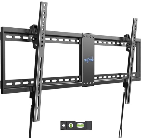 suptek Tilt TV Wall Mount Bracket for Most 42-90 inch TV, Universal Mount with Max 800x400mm VESA and 154lbs Loading Capacity, Fits Studs 24 Apart, Low Profile with Bubble Level MT5084