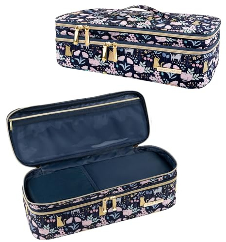 Dizdvizd Borsone da Viaggio per Asciugacapelli, Compatibile con Dyson/Shark FlexStyle Borsa da Portatile Organizer, Strumenti per Parrucchieri/Styler Impermeabile Custodia da Viaggio, Doppio Strato