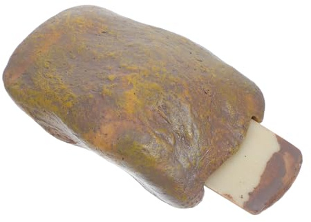 Tofficu Caja De Llaves De Piedra Simulada Para Exteriores Contenedor Para Llaves De Jardín Caja De Almacenamiento De Seguridad Sin Cerradura Para Pequeños Objetos De Valor