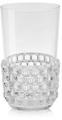 Kartell Jellies Family Bicchiere Long Drink, Set da 4, Cristallo