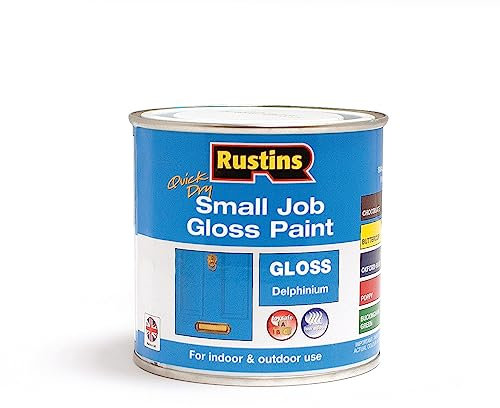 RUSTINS Small Job Gloss Paint Delphinium 250ml