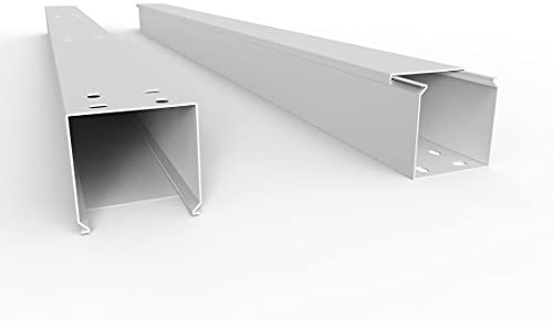 Scos Smartcosat Scoskk57 Conduit de Câble en Pvc à Visser Blanc 10 M X 2000 X 60 X 60 Mm