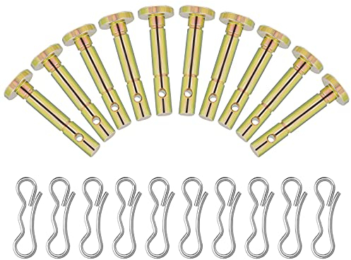 Angoily 10 Stück Scherbolzen für Schneefräse, Scherstifte und Splinte, MTD Abscherbolzenkit für Schneefräse Scherbolzen und Abscherbolzenkit Kompatibel