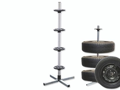 IWH 019066 Reifenbaum | Felgenbaum für Autoreifen bis 225mm | Reifenbaum belastbar bis 100 kg