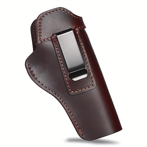 ACEXIER Fondina Tattica in Vera Pelle per Trasporto Occulto 1911, Compatibile con Colt/Springfield/S1g/Browning/S&W 1911 (Brown)