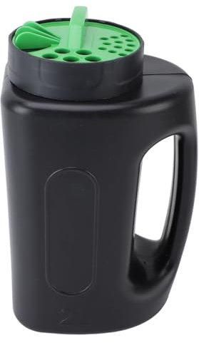 Kuuleyn Esparcidor de Mano, esparcidor de Mano para césped, Fertilizante, Semillas de césped, Sal y Arena, 2 L ABS PP Ahorro de Mano de Obra esparcido uniformemente agitador de