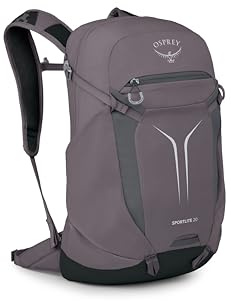 Osprey Sportlite 20L Lightweight Hiking Backpack, Purple OS | daypack, travel daypack, camping pack, Purple color, OS size