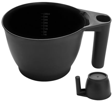 Hair Coloring Bowls For Hairdressers - Built-in 65G Measuring Markers | Professional Salon Precision Hair Dye Bowl | Sturdy PP Mixing Bowl, Dyeing