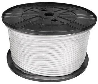 Tecatel cables y conectores - Cable coaxial pc100 6,6mm 100m blanco