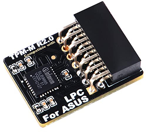 NewHail Módulo TPM2.0 LPC de 14 pines con Infineon SLB9665 para Win11 ASUS Motherboard compatible con TPM-M R2.0
