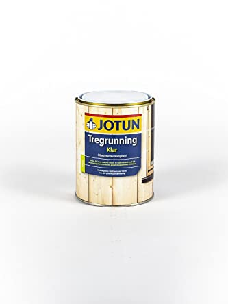 Jotun Tregrunning klar - 0,9 Liter Holzschutzgrundierung auf Ölbasis für Holz, Farblos, 900 ml